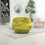 Fauteuil à billes Rikkilee, canapé de plancher avec poignée, fauteuil d'appoint avec repose-pieds pour lire et se détendre-908681455