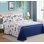 Ensemble de draps en coton imprimé à motif de bateau à voile pour enfant 4 pièces Marina