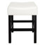 2 pièces de tabourets de comptoir sans dossier Kd, siège en cuir, 27,24 po H, l 15,58 po, P 18,91 po, élément d'ameublement tabouret 2, cuir, l x P confortable et