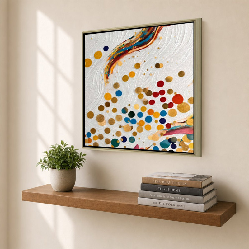 «Psalm 63: 7-8 Uplifted By Grace» par Mark Lawrence, reproduction sur toile, H 31,5 po x l 31,5 po x P 2 po, Cadre flottant