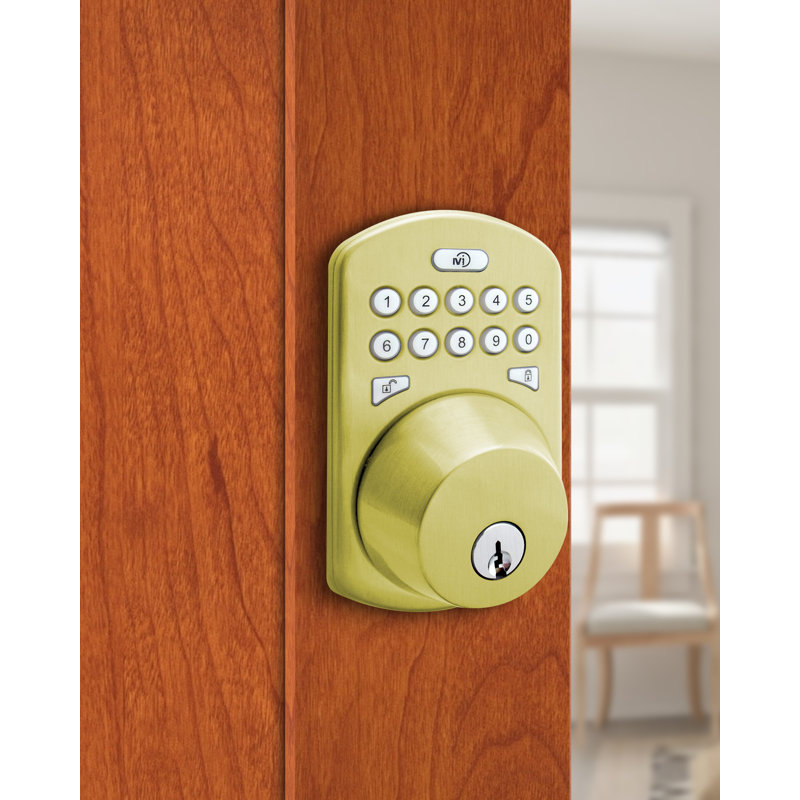 Keypad, Polished Brass