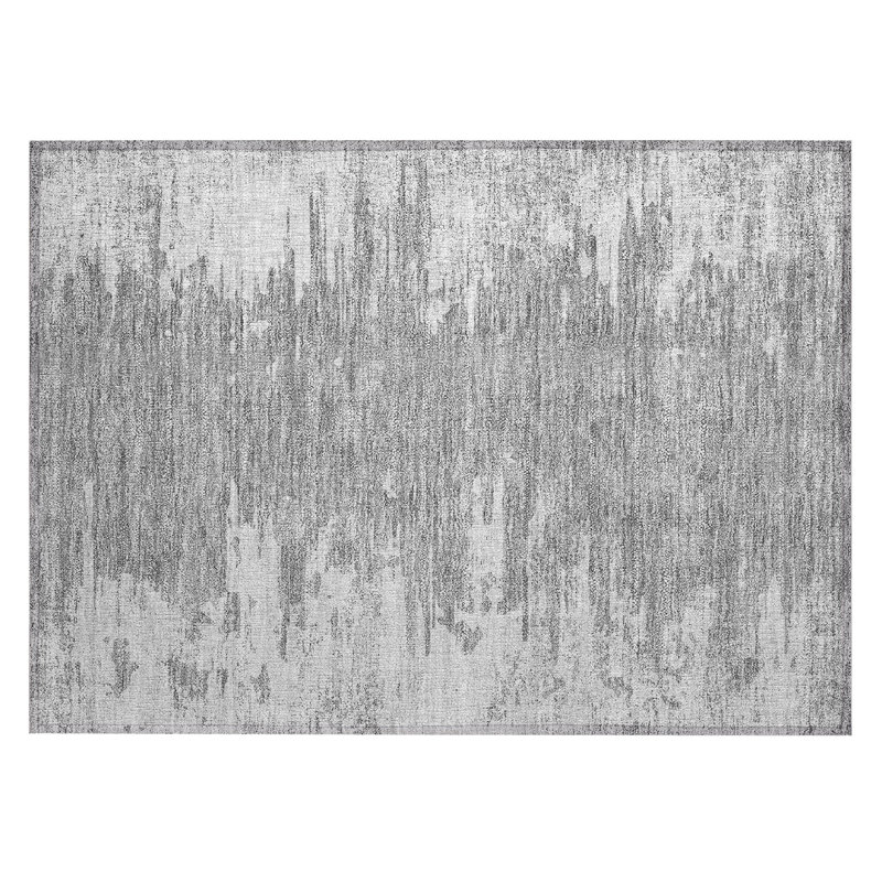  Rectangle Emblyn Indoor/Outdoor Area Rug with Non-Slip Backing, Rectangle 1'8" x 2'6"