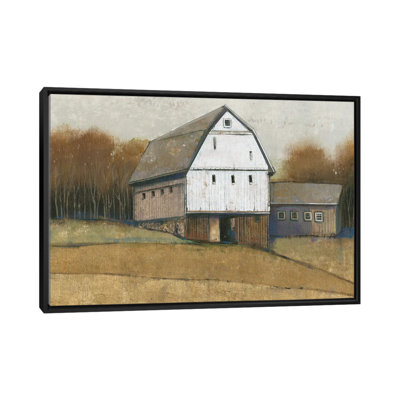 «White Barn View II» par Timothy O 'Toole, reproduction d'art sur toile tendue