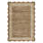8 x 10 ft Polyester Light Brown Rectangular Geometric Bordered Living Room Bedroom Dining Room Machine Washable Area Rug-850232964-850233011