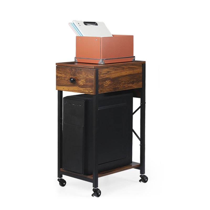 CPU Holder with Wheels, 26.9" H x 15.3" W x 11.4" D