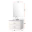 Ensemble de meuble-lavabo simple l 30 po x P 22 po, miroir 28 po et robinet chromé Castor-104785186-112863267