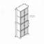 Grande armoire de rangement de 72,4 pouces avec 8 portes et 4 tablettes pour une utilisation polyvalente, une conception élégante et spacieuse pour diverses pièces-1193847972