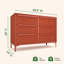 Commode 6 tiroirs Naima - orange-2104125004-2090917766