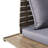 Dark Grey Furniture With Padding And Expanded Seat - Wood Spill- Upholstery Broad-689229230