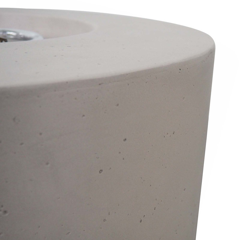 31" Round Fire Pit-40 000 Btu, Light Gray