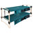 Disc-O-Bed Large Outdoor Convertible 2 Person Portable Camping Bunk Cots, Green-29965021-29965020