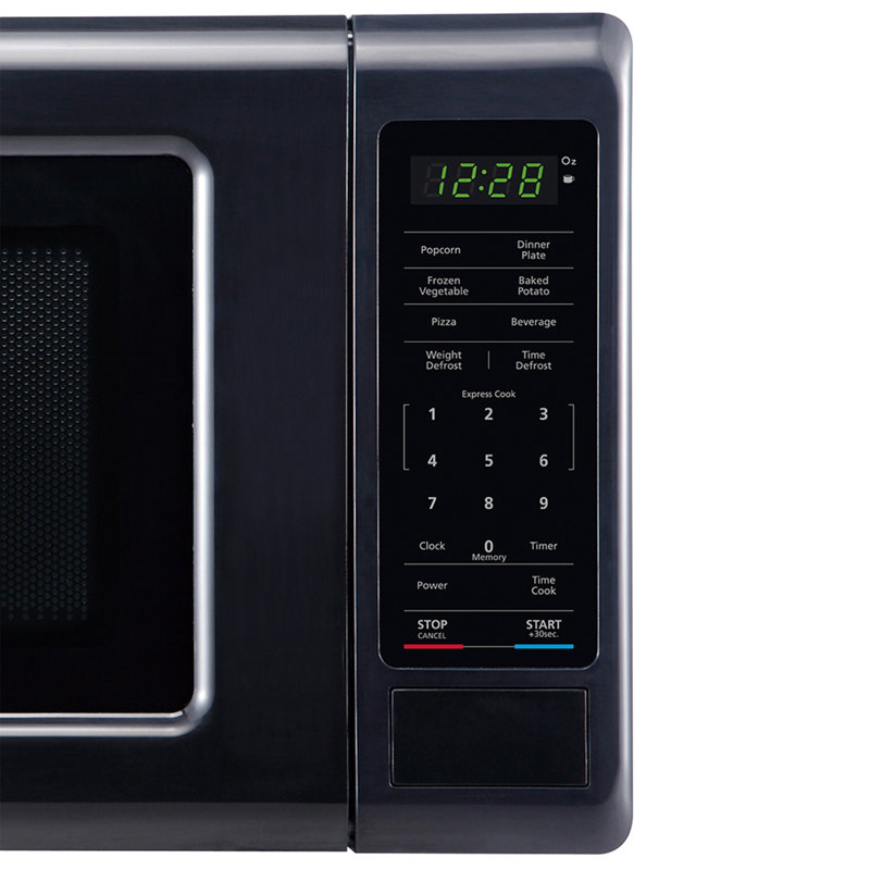 Magic Chef 0.9 Cubic Feet Countertop Microwave, Black, 9.2