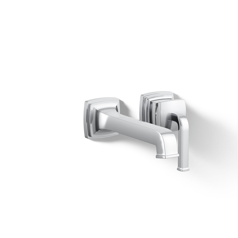 Riff Wall-Mount Single-Handle Bathroom Sink Faucet, Polished Chrome