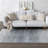 Bungalow Rose Puryear Gray/Blue Abstract Indoor Polypropylene Area Rug-2011690817