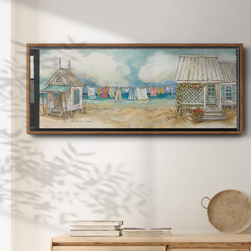 Fresh Laundry II- Framed Canvas