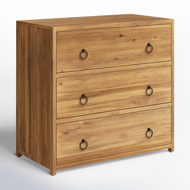 Lark 3 Drawer Dresser, Natural