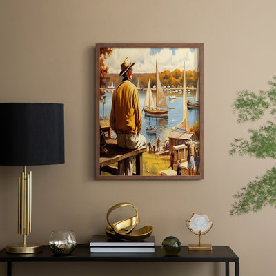 NAUTICAL Series DCVI, reproduction encadrée - bois massif