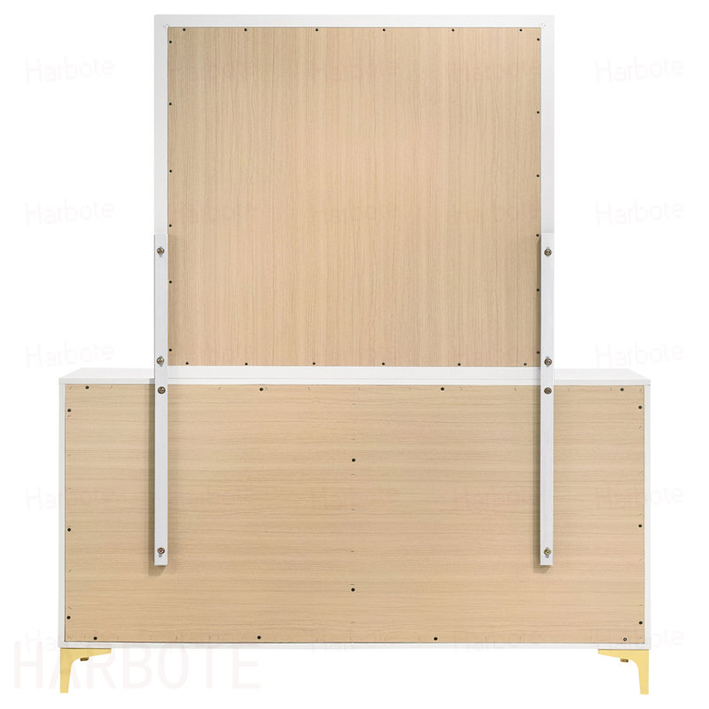 Commode 6 tiroirs avec miroir James