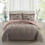 Ensemble d'édredon en duvet d'oie douce et moelleux 7 pièces avec ensemble de draps 4 pièces Marina-105318020