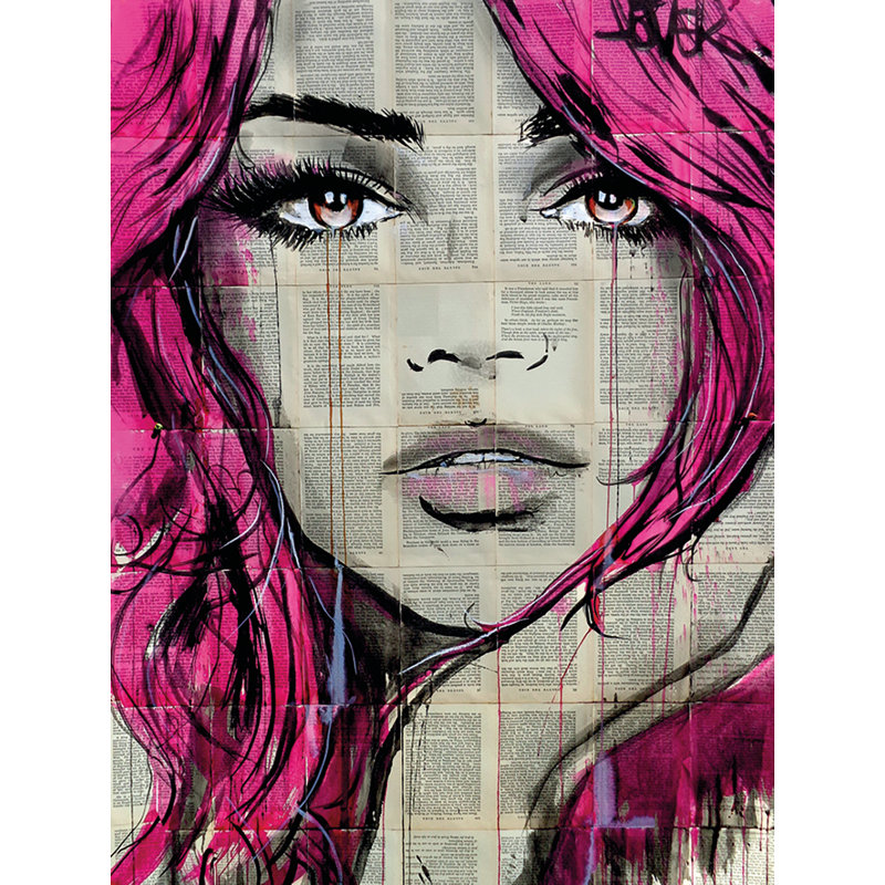 Faythe by Loui Jover - No Frame Print, 80cm H x 60cm W x 3.1cm D, Canvas