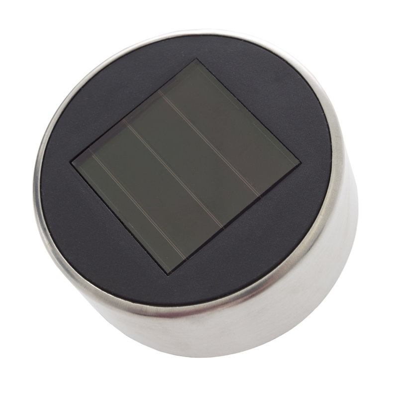 Mosaic Multicolor Solar Powered Integrated LED Metal Pathway Light Pack