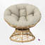 Fauteuil d'appoint pivotant à 360 ° Papasan-1053293563-1053293557