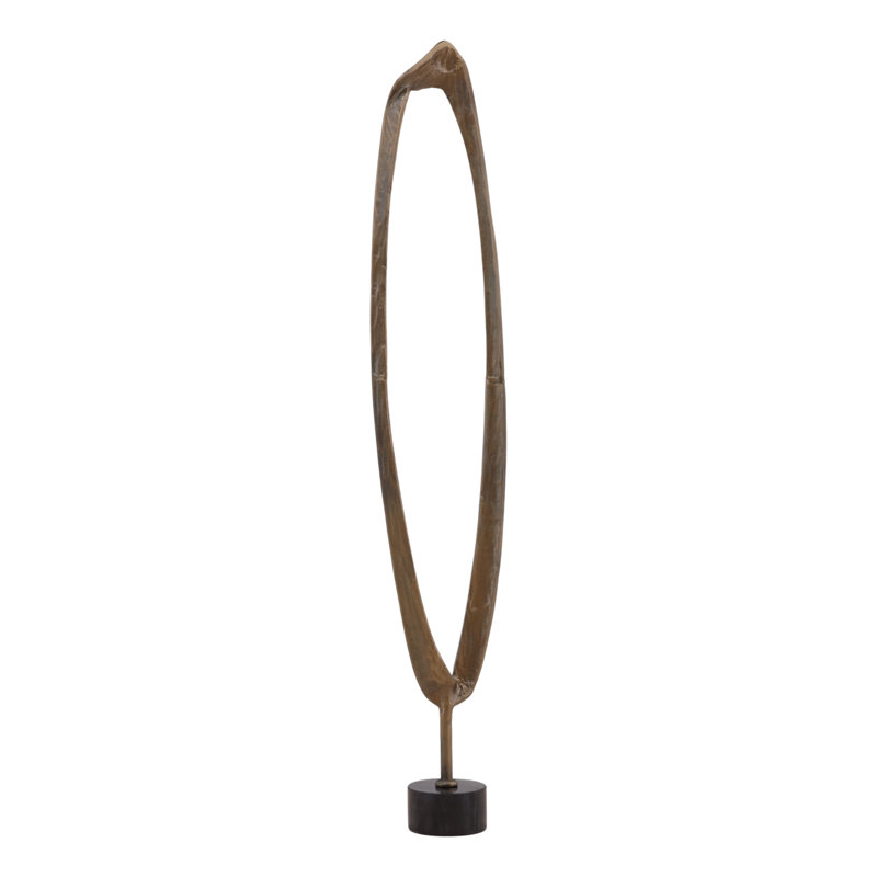 Stanfield Sculpture Antique Brass Large, Antique Brass, 59.5" H x 10.5" W x 6" D