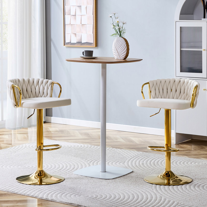 Tabouret de bar Glam, Beige