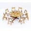 Surfliner Outdoor Teak Dining Set-1514630186