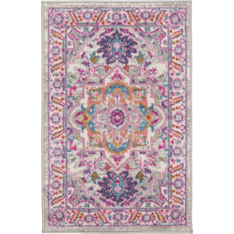 Oriental Indoor Rug, Rectangle 1'10" x 2'10"