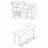 Sideboard, Freestanding Home Bar for Kitchen Dining Room