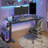 Ergonomic Home Office Height Adjustable Standing Desk Whole-Piece Desktop with Hooks-2078301885-2023475867