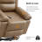  Oversized Wide Power Lift Recliner Chair - Heat and Massage, Faux PU Leather, Adjustable Back and Legs, Electric Lift Chair Designed for The Elderly and People with Mobility impaired-1603224660