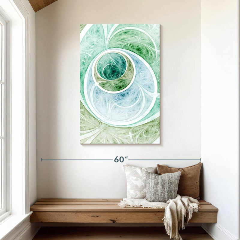 Avery Abstract Light Medieval, 45" H x 30" W