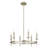 Kerween 6-Light Chandelier in Brushed Nickel-774237982