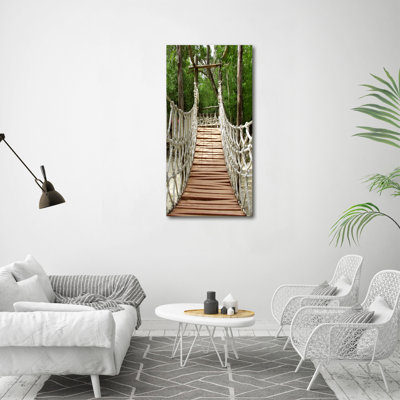 Rope Bridge - Wrapped Canvas Print