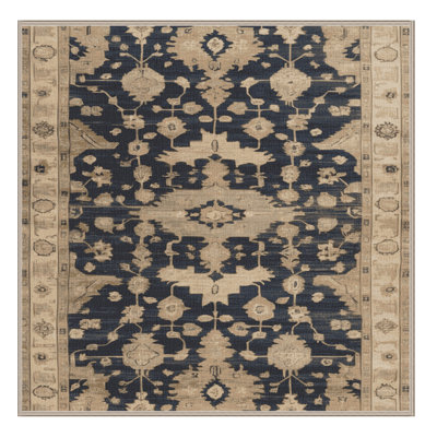 Tapis brun lavable à la machine