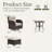 Layinsun 5 Pieces Outdoor Patio Furniture Set, Rattan Wicker Swivel Chair With Ottoman-108053233-108053232