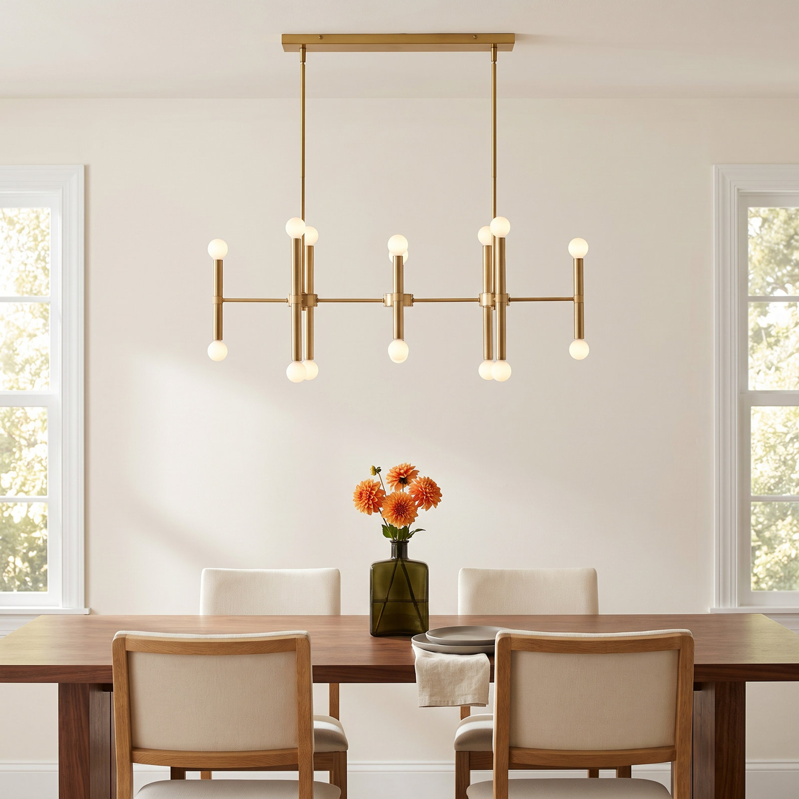 Jamir 16-Light Chandelier, Gold