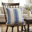 Coussin décoratif à rayures en coton-657963407