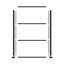 Ensemble de cadre en aluminium Freestyle pour écran de confidentialité, compatible avec les panneaux décoratifs de 60 x 120 cm