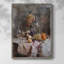 Reproduction encadrée FLORAL Series DCC XXIV - bois massif-314724627