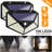 6-Pieces Solar Powered Outdoor Lights with Motion Sensor Dust to Dawn 6000K