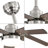 Whisperbloom Blade Span 42 In. Indoor Ceiling Fan With LED Light Bulbs And Remote Control-1634873376-1634873377