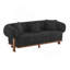 Round Arm Curved Sofa-Beige-1810084765