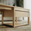 Table basse transformable effet chêne (multi-usage 4 en 1)