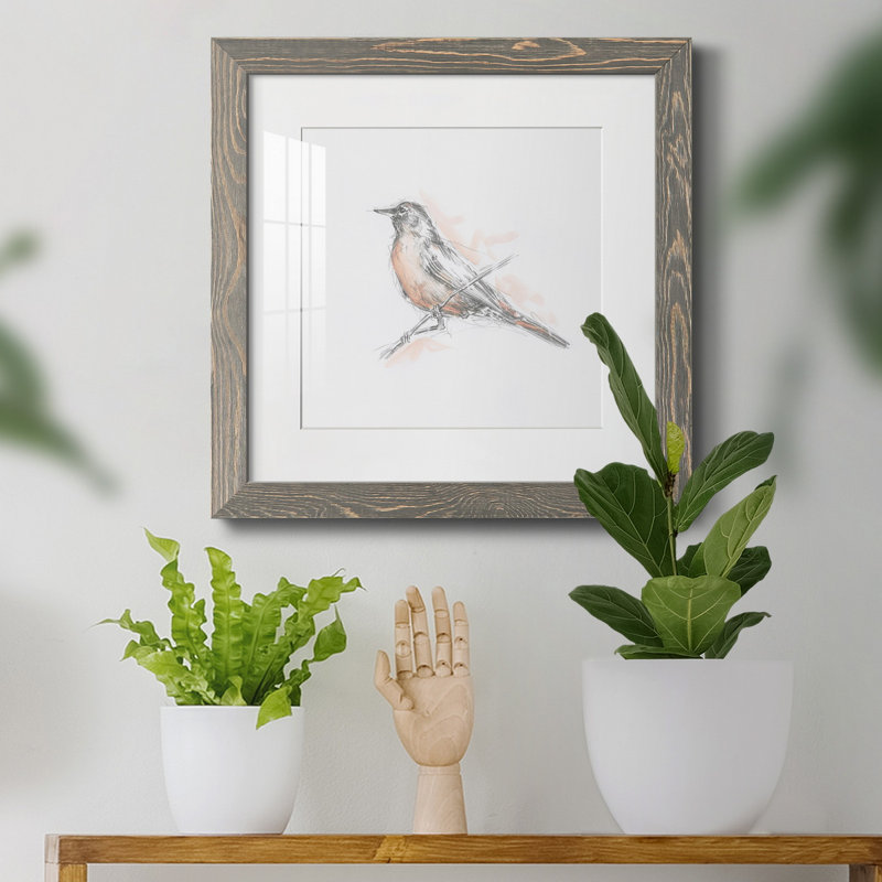 Robin des bois II, Cadre gris, H 31,5 po x l 31,5 po x P 1,5 po
