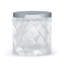 Basketweave Glass Bathroom Storage Container-33402249