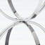 Table de bout moderne en verre avec 2 niveaux-166140893