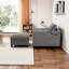 Canapé simple avec repose-pieds réglable-593532198